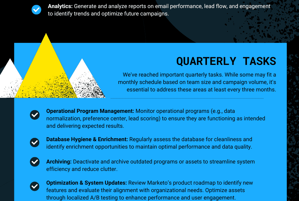 Marketo Admin Checklist: For Data Cleanliness & Ongoing Maintenance